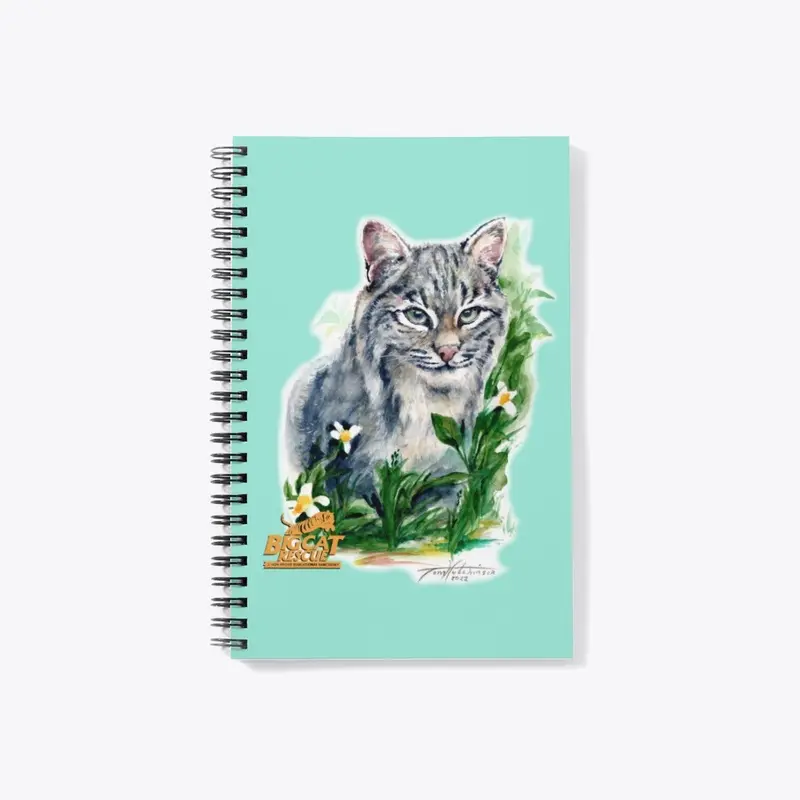 Whimsical Summer Bobcat